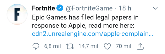 Fortnite é banido da Apple Store - Entenda o caso