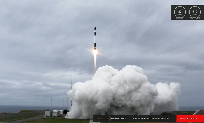 Rocket Lab lança com êxito mais 10 satélites de observação da Terra